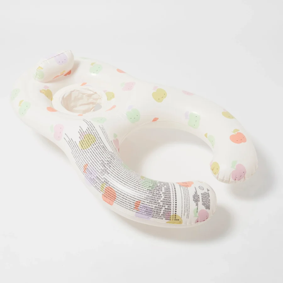 Sunnylife Pływający Fotelik Dla Niemowląt Apple Sorbet Multi