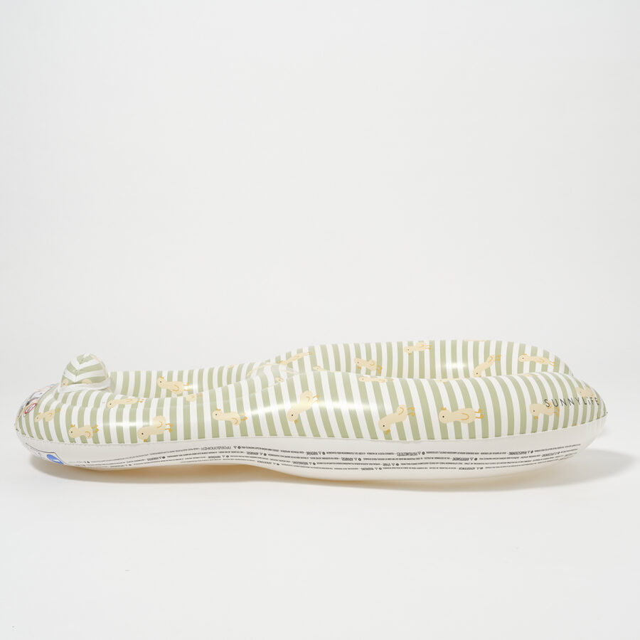 Sunnylife Pływający Fotelik Dla Niemowląt Duck Sage Stripe - obrazek 4