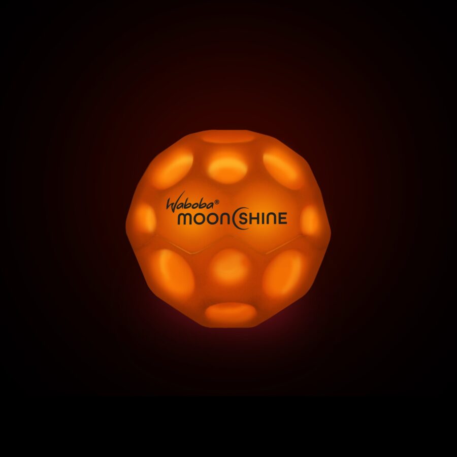 Waboba Piłeczka Moonshine Color Pomarańczowa - obrazek 5