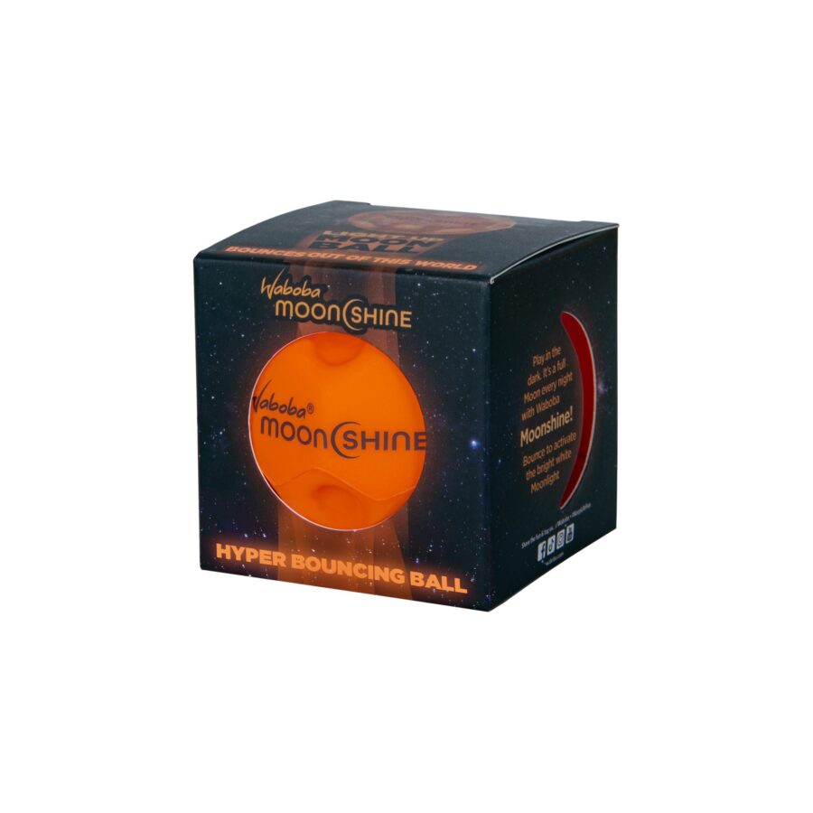 Waboba Piłeczka Moonshine Color Pomarańczowa - obrazek 6