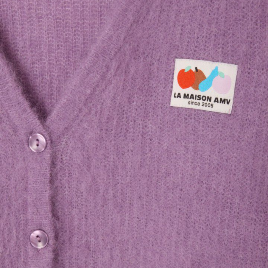American Vintage Kardigan Damski Nenybay Violette - obrazek 2