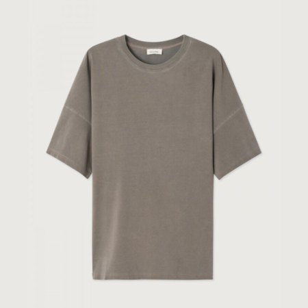 American Vintage T-Shirt Men Fizvalley Sepia Vintage
