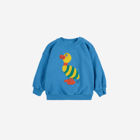 Bobo Choses Bluza Baby Striped Duck Blue