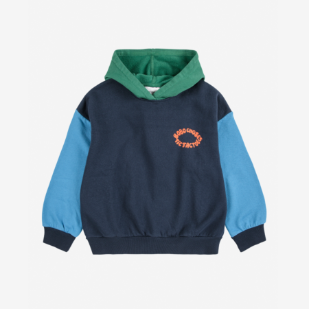 Bobo Choses Bluza Z Kapturem Tic Tac Toe Color Block Multicolor