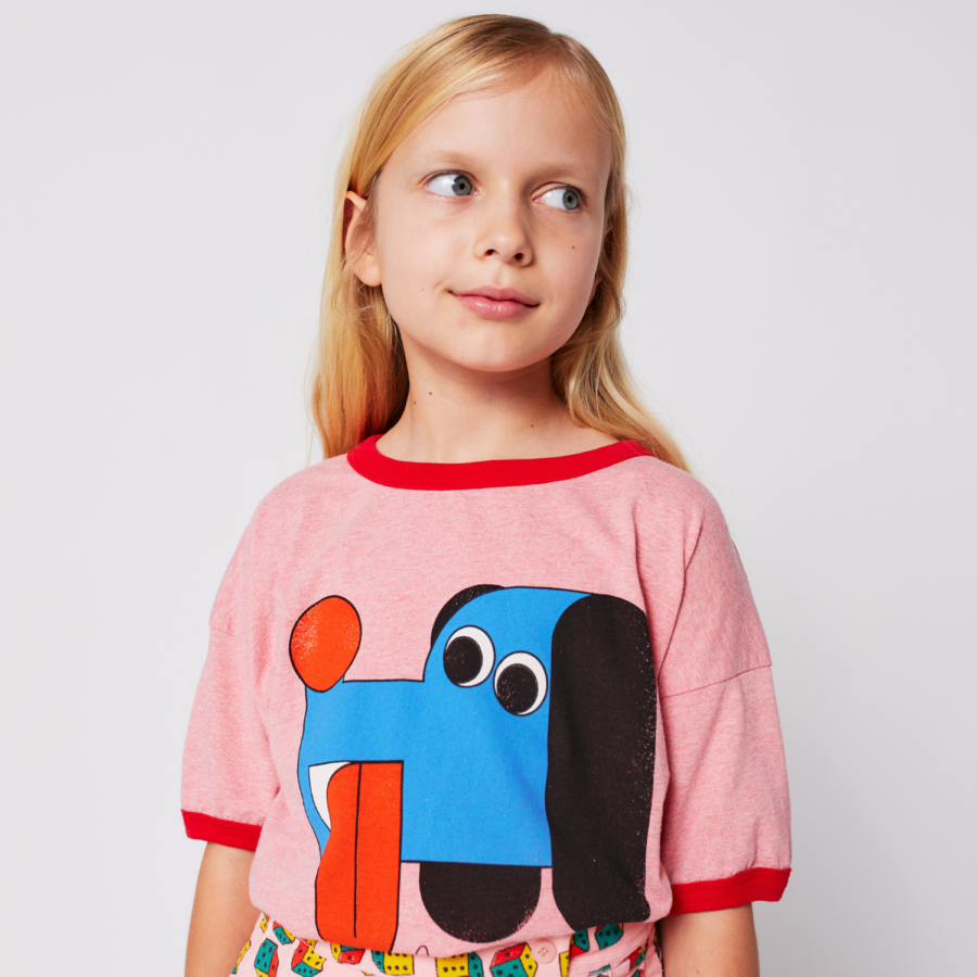 Bobo Choses T-Shirt Doggy Mat Red - obrazek 2