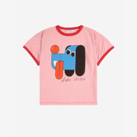 Bobo Choses T-Shirt Doggy Mat Red