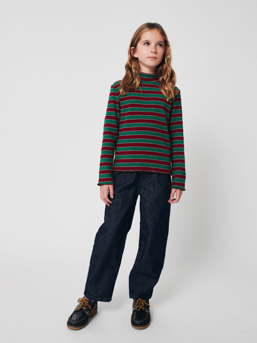 Bobo Choses Półgolf Multicolor Stripes - obrazek 3
