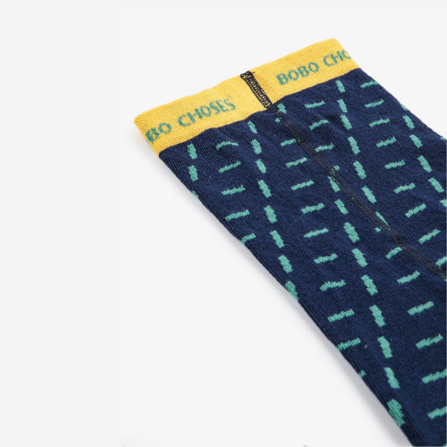 Bobo Choses Rajstopy Bobo Navy Blue - obrazek 2