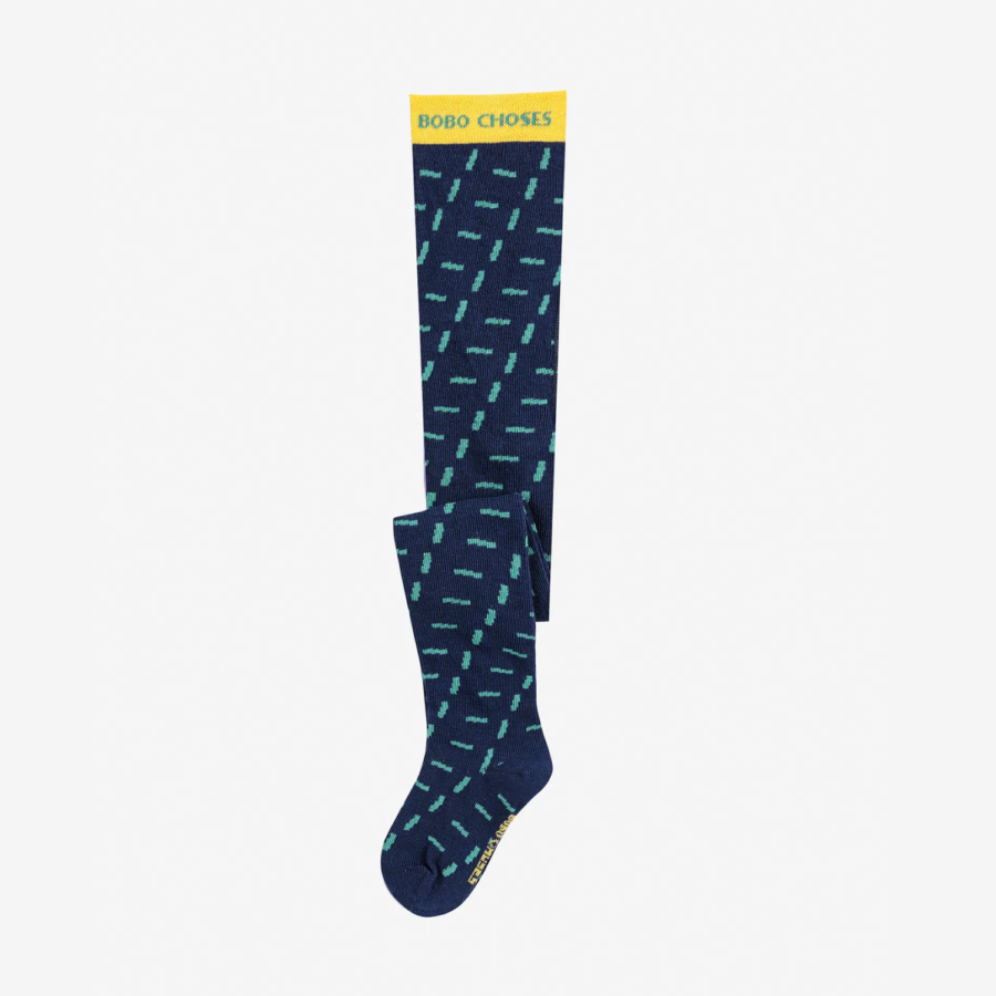 Bobo Choses Rajstopy Bobo Navy Blue
