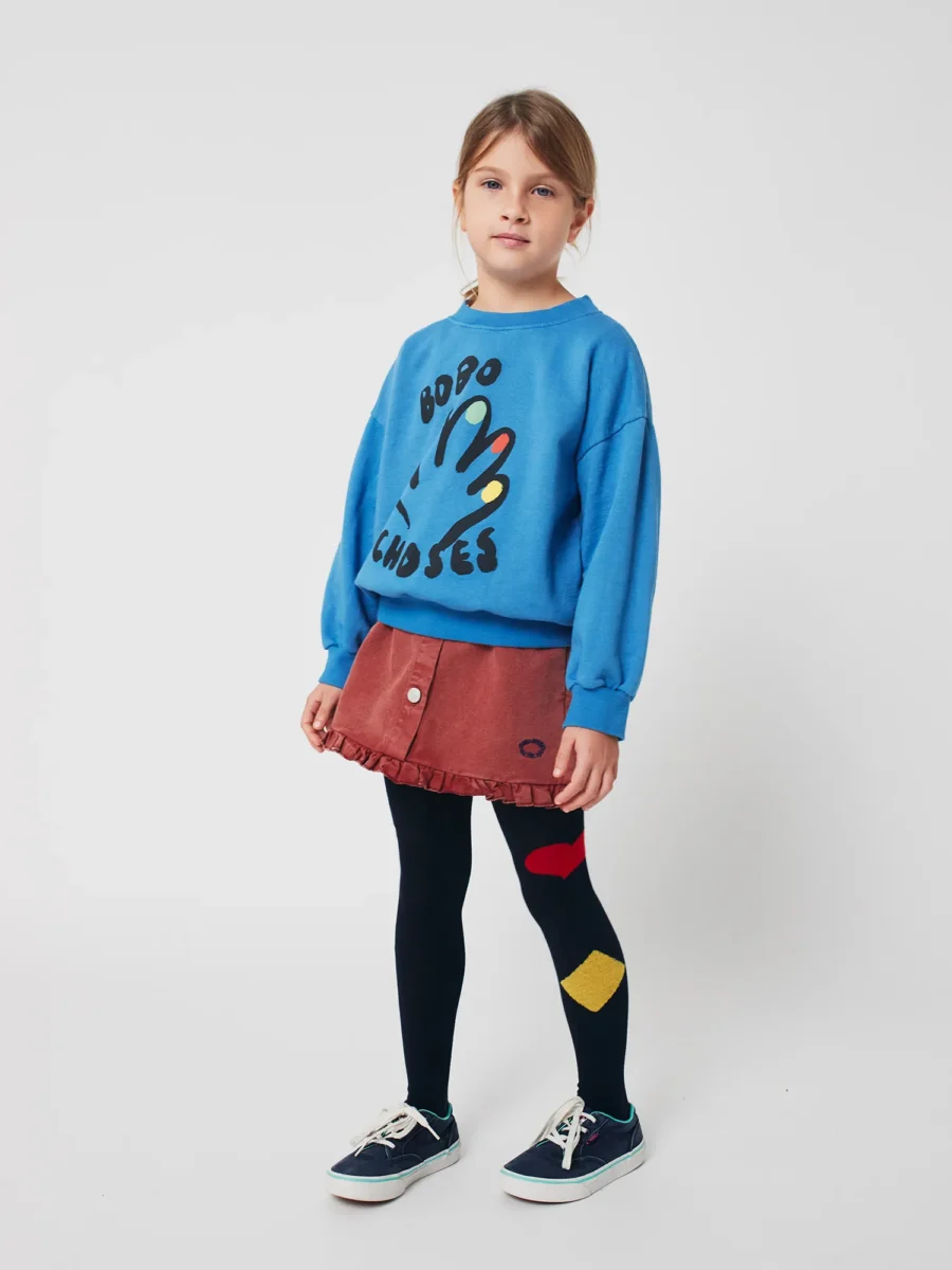 Bobo Choses Rajstopy Bobo Jocker Midnight Blue - obrazek 4