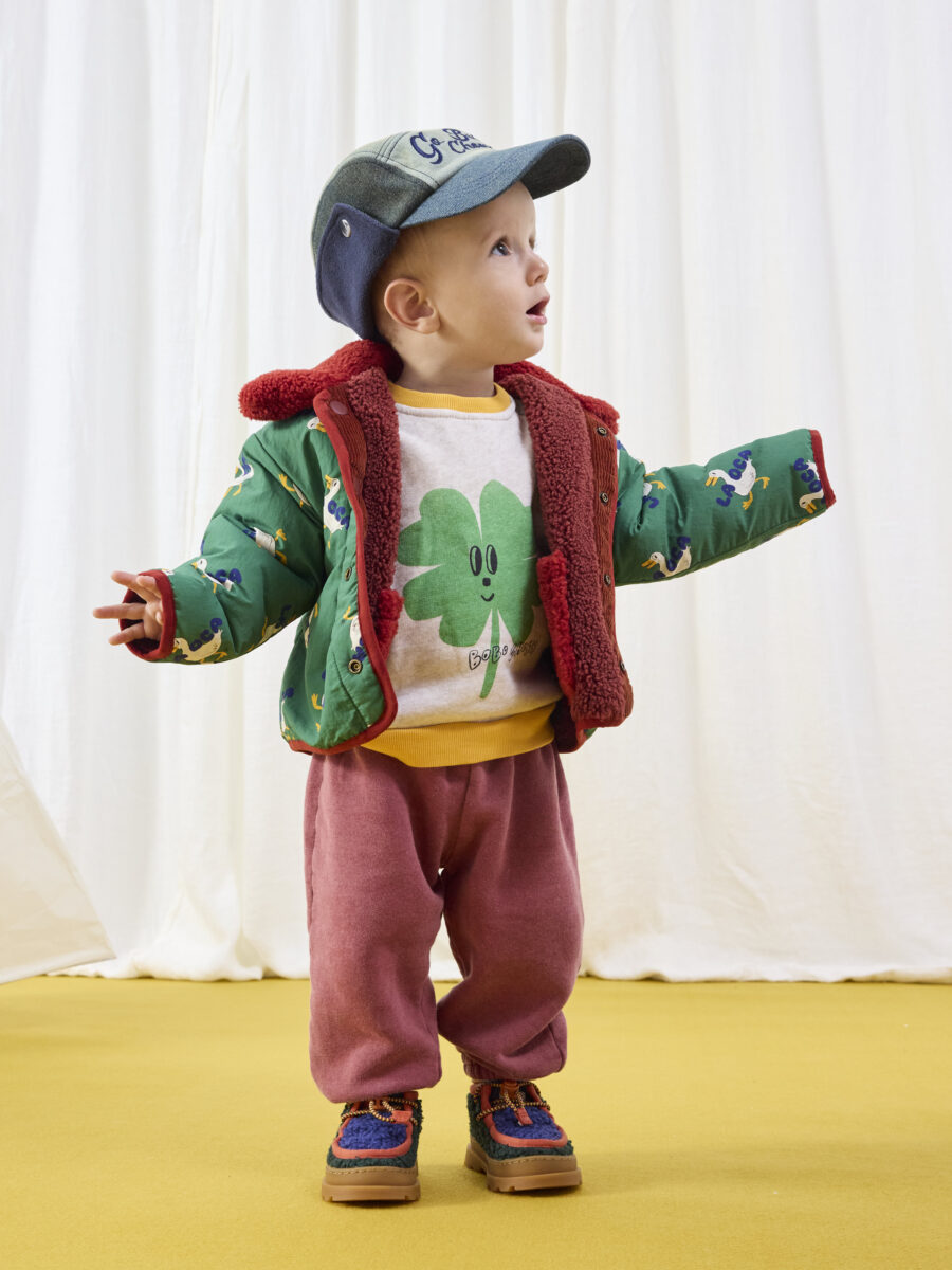 Bobo Choses Skarpetki Baby Doggy Mate Short Light Heather - obrazek 4