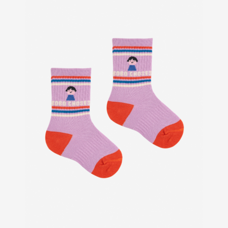 Bobo Choses Skarpetki Baby Game Pawn Short Lavender