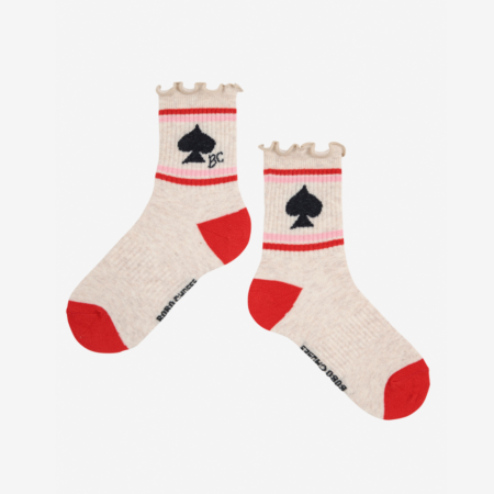 Bobo Choses Skarpetki BC Spades Off White