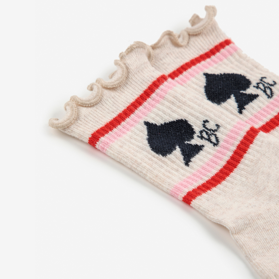 Bobo Choses Skarpetki BC Spades Off White - obrazek 2