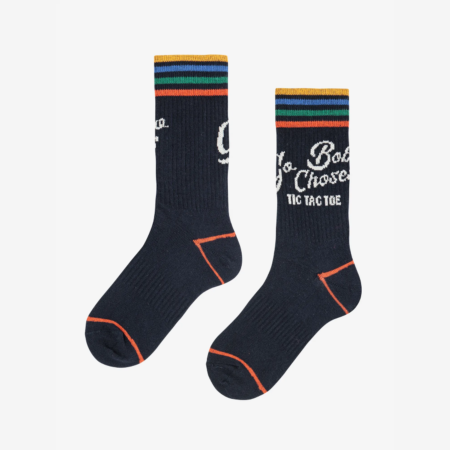 Bobo Choses Skarpetki Go Bobo Navy Long Midnight Blue