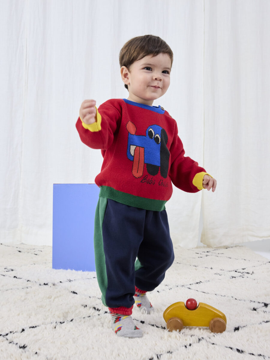 Bobo Choses Skarpetki Baby Bobo Choo Choo All Over Long Light Heather - obrazek 5