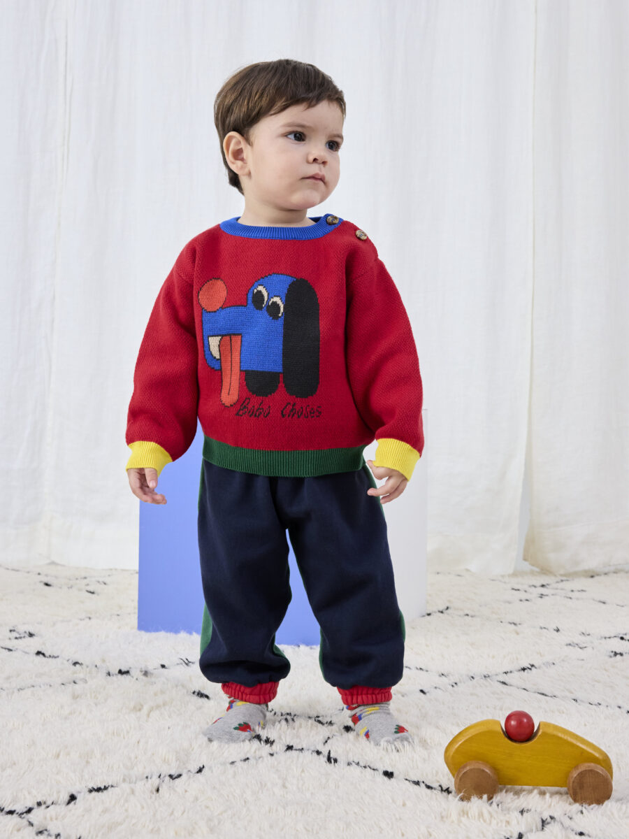 Bobo Choses Skarpetki Baby Bobo Choo Choo All Over Long Light Heather - obrazek 4