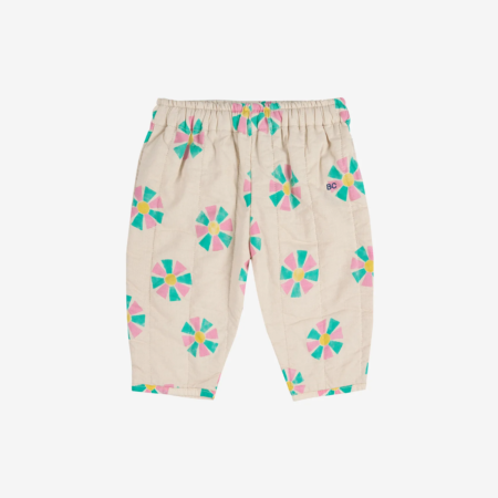 Bobo Choses Spodnie Ocieplane Baby Kaleidoscope All Over White