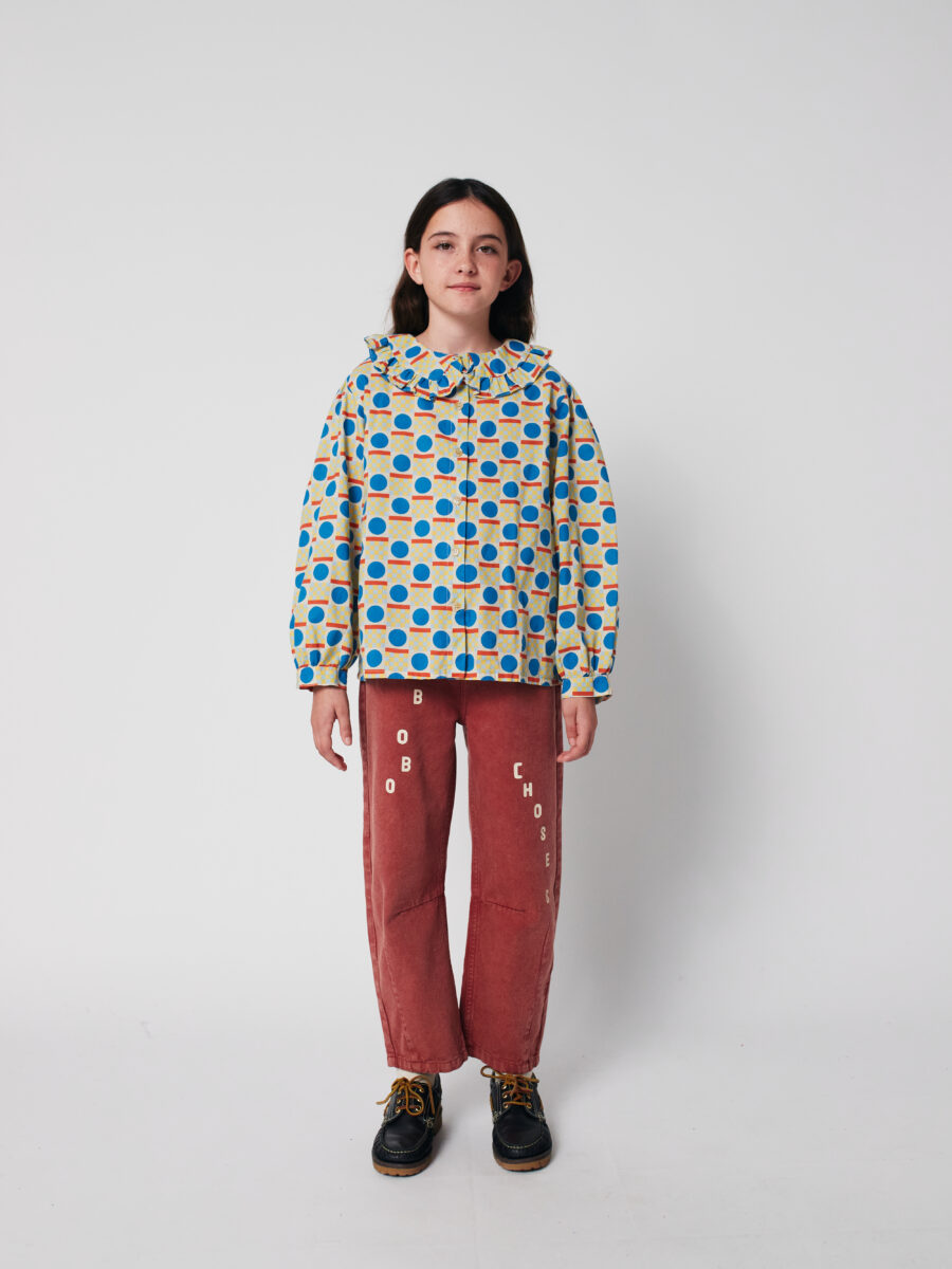 Bobo Choses Spodnie Denim Brown - obrazek 6
