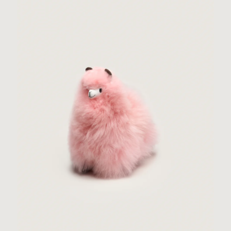 Huacaya Puszysta Alpaka Pastel Pink 23 cm