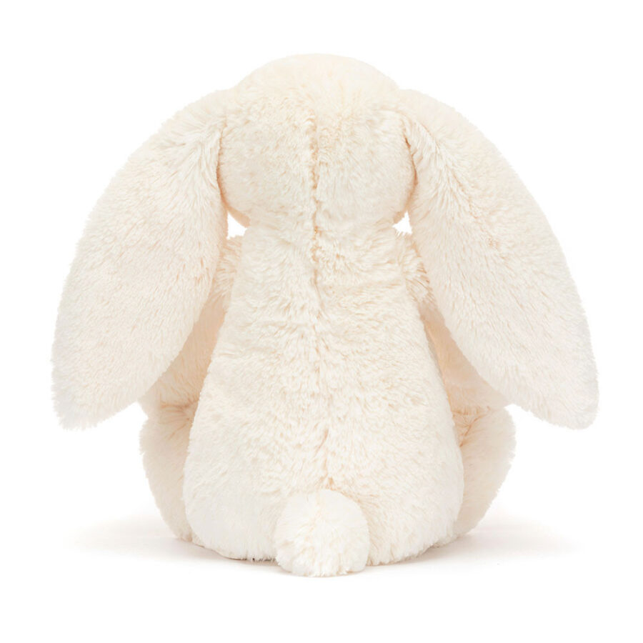Jellycat Króliczek z Kwiecistymi Uszami Kremowy „Berry” 31 cm - obrazek 4