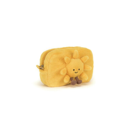 Jellycat Piórnik, Kosmetyczka Uśmiechnięte Słoneczko 19 cm