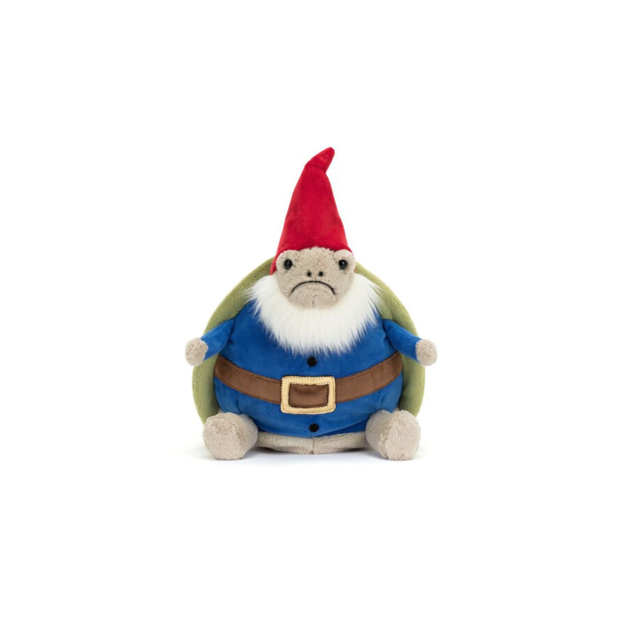 Jellycat Żółw Timmy Ogrodowy Krasnal 28 cm - obrazek 3