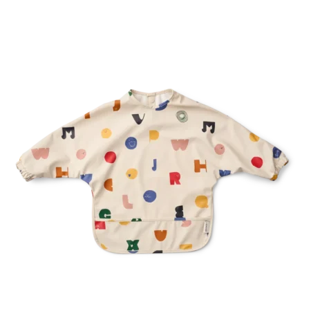 Liewood Śliniak Z Rękawkami Merle Printed Cape Characters / Sandy