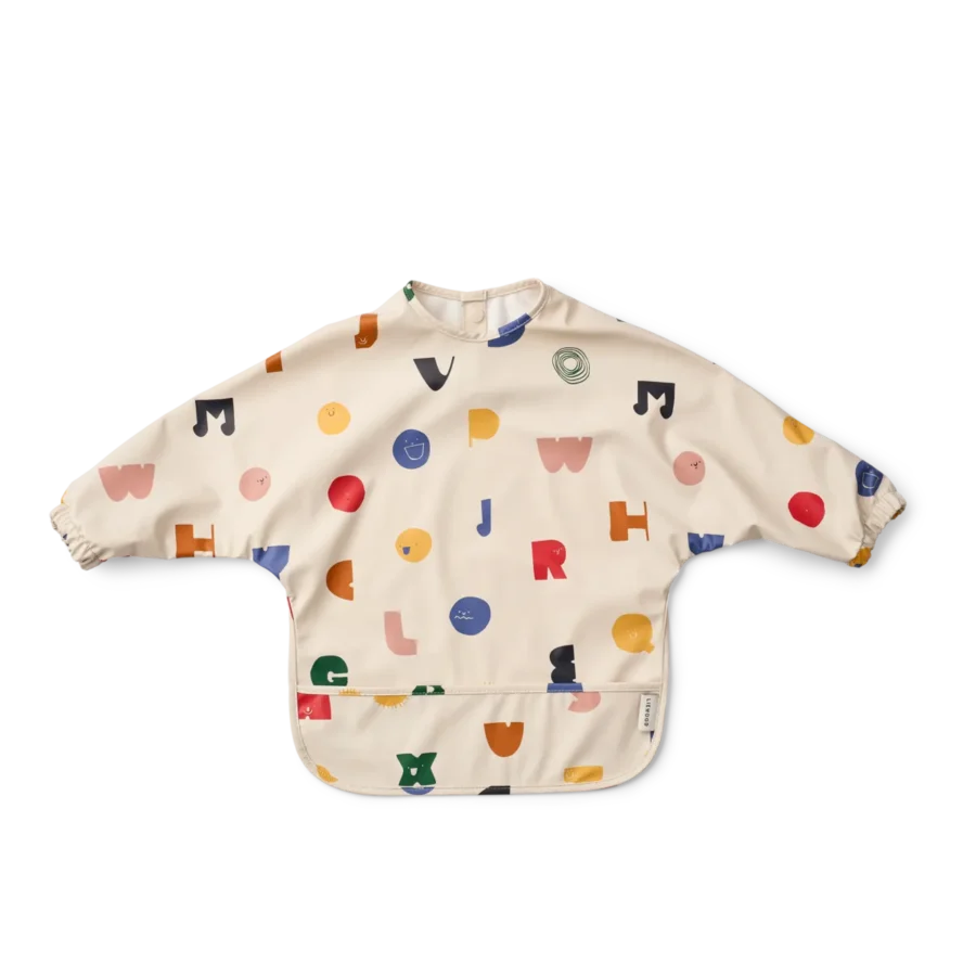 Liewood Śliniak Z Rękawkami Merle Printed Cape Characters / Sandy