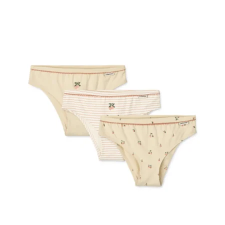 Liewood 3-Pak Majtek Aylin Briefs Mini Peach Sea Shell Mix