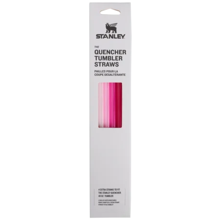 Stnaley Słomki do Stanley Quencher H2.O FlowStateTM 1,18L Pink - 4 sztuki