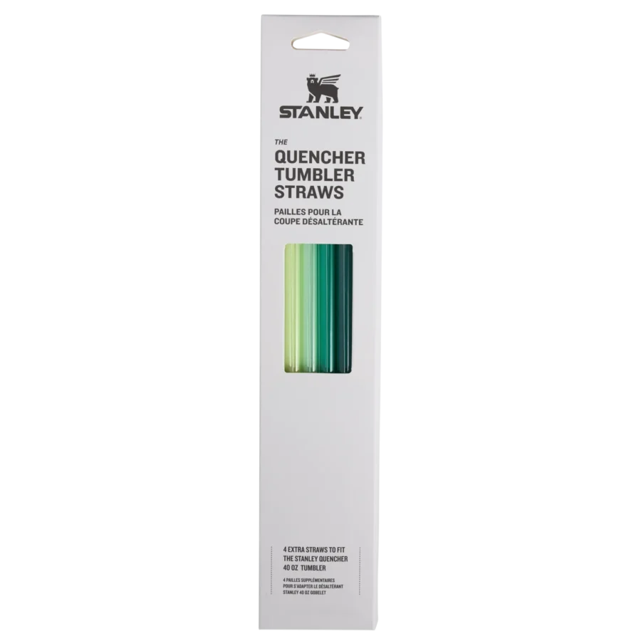 Stnaley Słomki do Stanley Quencher H2.O FlowStateTM 1,18L Green - 4 sztuki