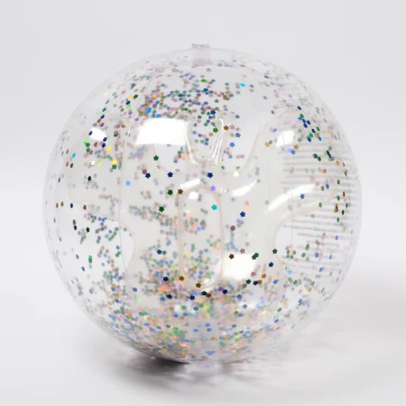 Sunnylife Nadmuchiwana piłka plażowa 3D – Candy Glitter
