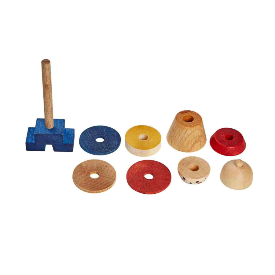 Wooden Story Układanka LALA Stick Fig No.02 – Kolorowa - obrazek 3