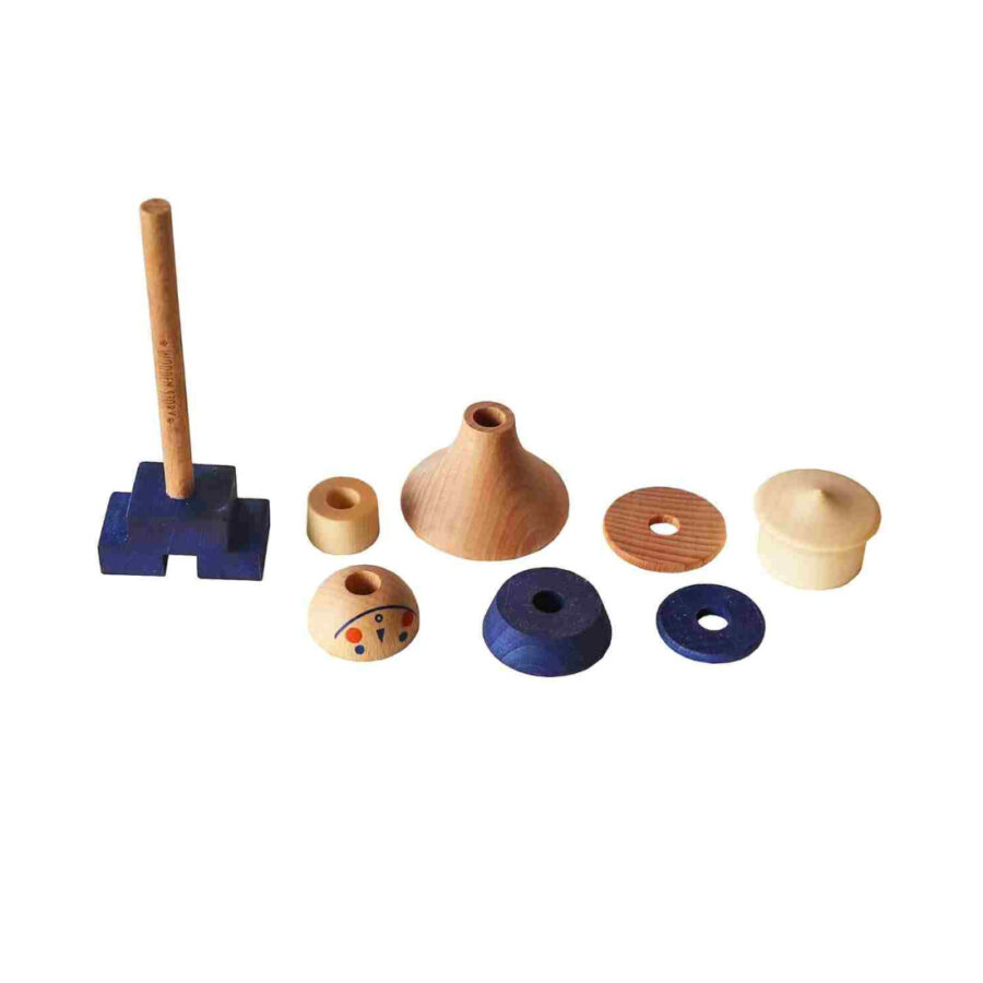 Wooden Story Układanka LALA Stick Fig No.05 – Kolorowa - obrazek 3