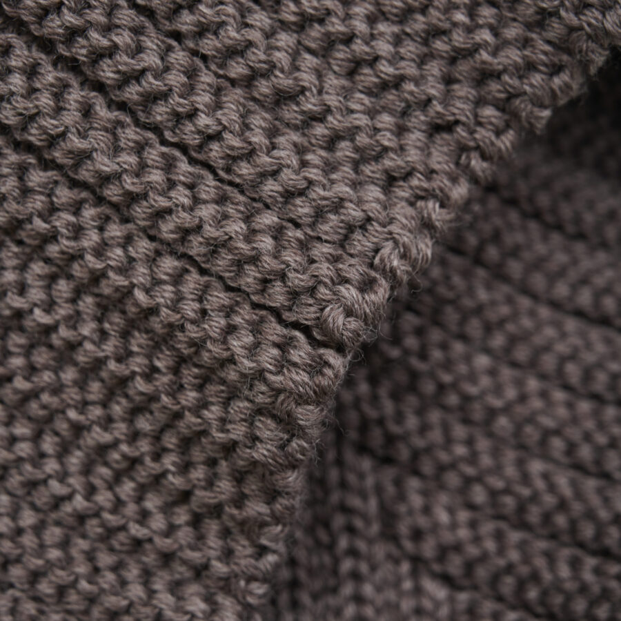 Huttelihut Kominiarka Merino Pixie Brown Melange - obrazek 3