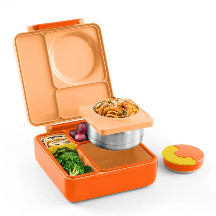 Omie Omiebox Lunch Box Z Termosem, Poppy Orange - obrazek 2