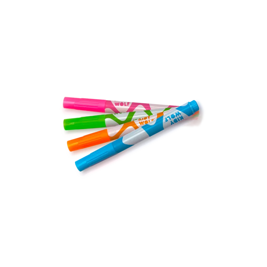 Kidywolf Zestaw Markerów Fluorescencyjnych Kidymarker Neon