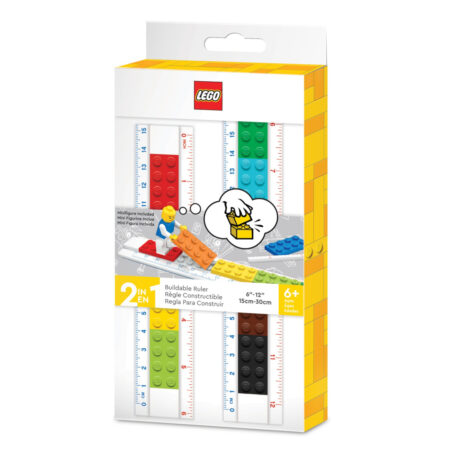 LEGO® Linijka z klocków i Minifigurka
