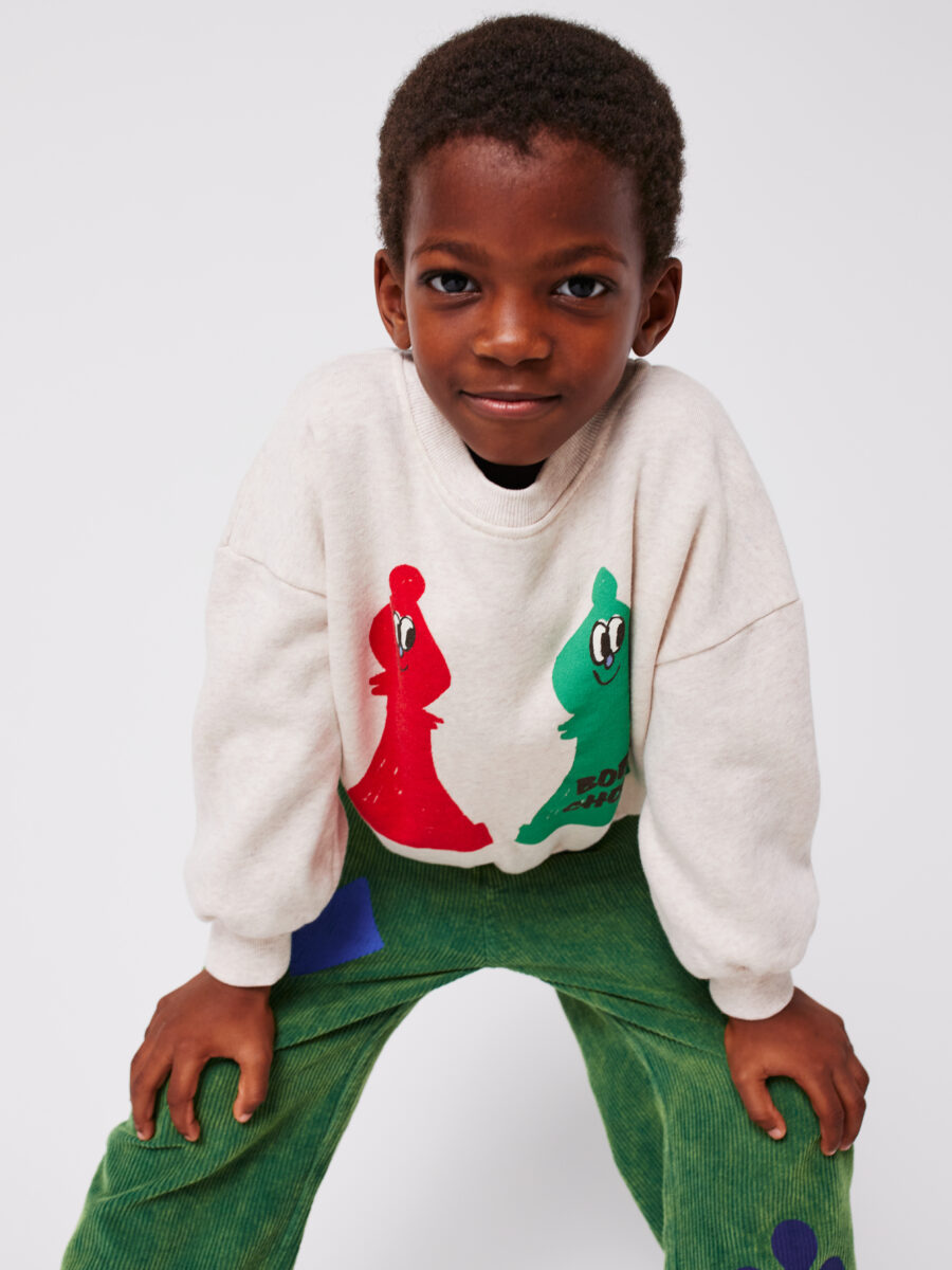 Bobo Choses Spodnie Sztruksowe Bobo Joker Green - obrazek 5