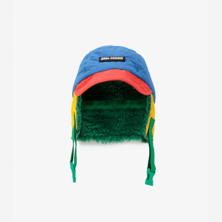 Bobo Choses Czapka Color Block Winter Cap Multicolor