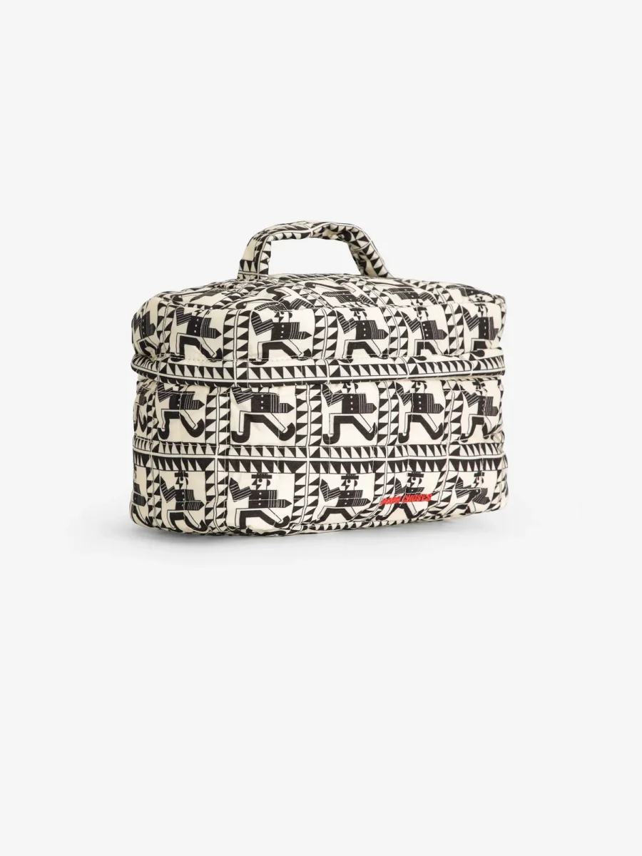 Bobo Choses Pikowana Kosmetyczka Beige - obrazek 3