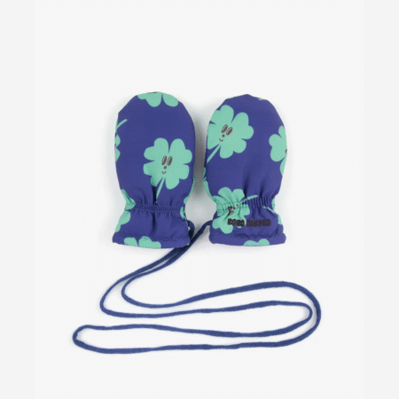 Bobo Choses Rękawiczki Dwupalczasge Lucky Clover all over Violet