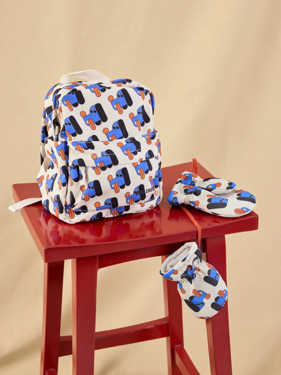 Bobo Choses Rękawiczki Dwupalczasge Doggy Mate padded Blue - obrazek 5