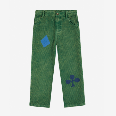 Bobo Choses Spodnie Sztruksowe Bobo Joker Green