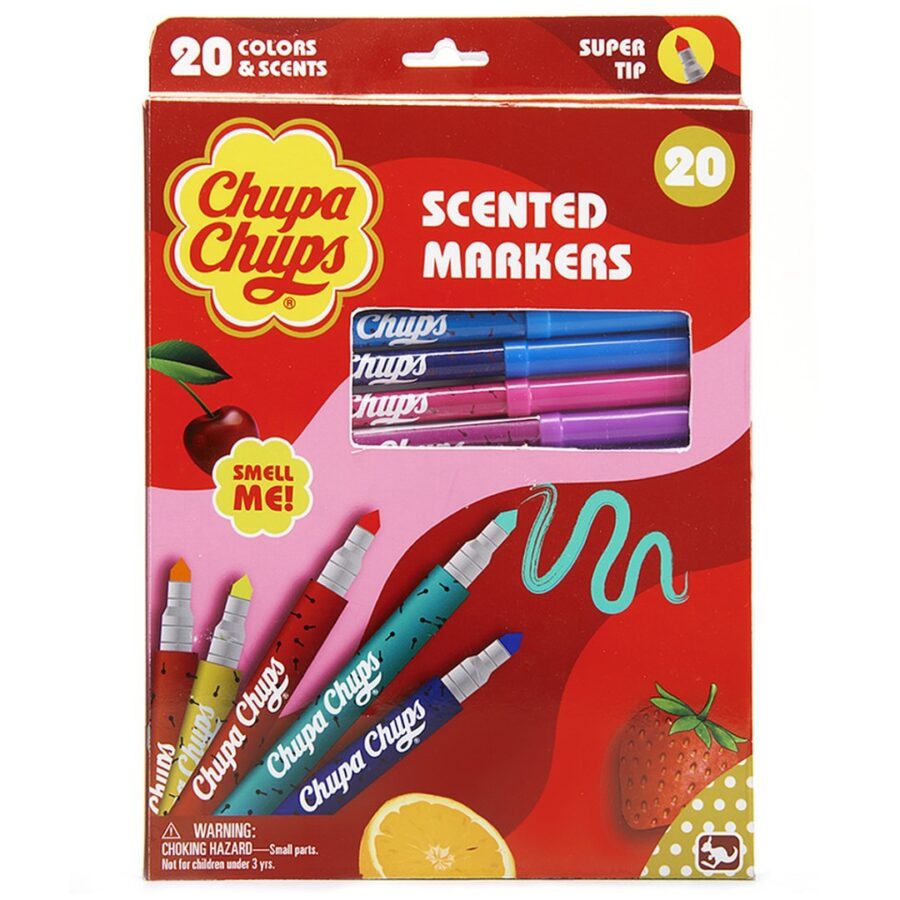 Chupa Chups Flamastry zapachowe (20sztuk)