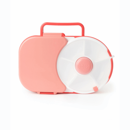 GOBE 2IN1 LUNCHBOX & SNACK SPINNER śniadaniówka dla dzieci, Watermelon Pink