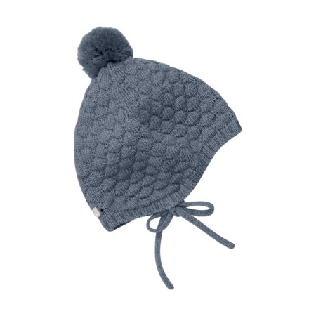 Huttelihut Czapka Bonetka Niemowlęca Merino Pompom Turbulence