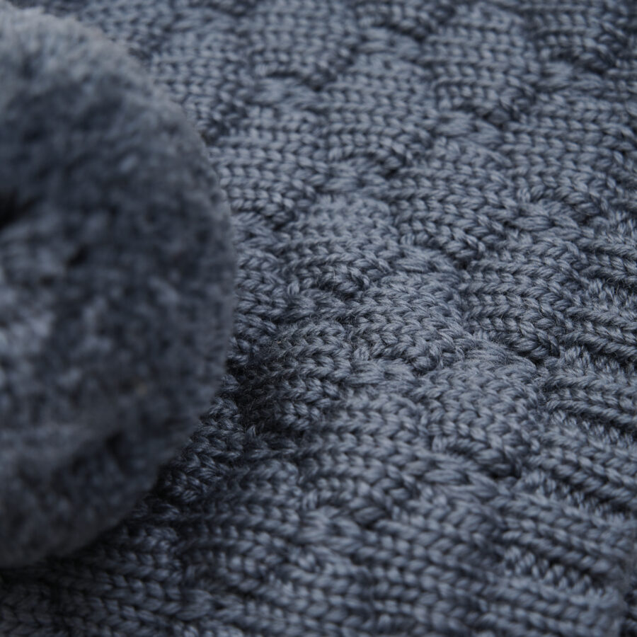 Huttelihut Czapka Bonetka Niemowlęca Merino Pompom Turbulence - obrazek 4