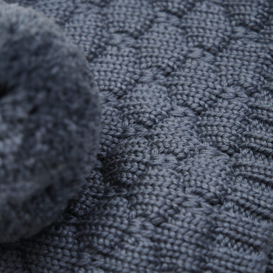 Huttelihut Czapka Bonetka Niemowlęca Merino Pompom Turbulence - obrazek 4